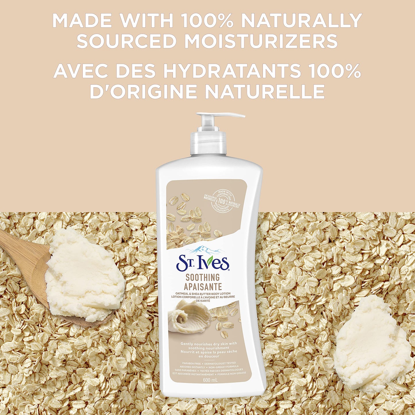 St. Ives Soothing Oatmeal & Shea Butter Body Lotion 4 x 600 mL ST. Ives