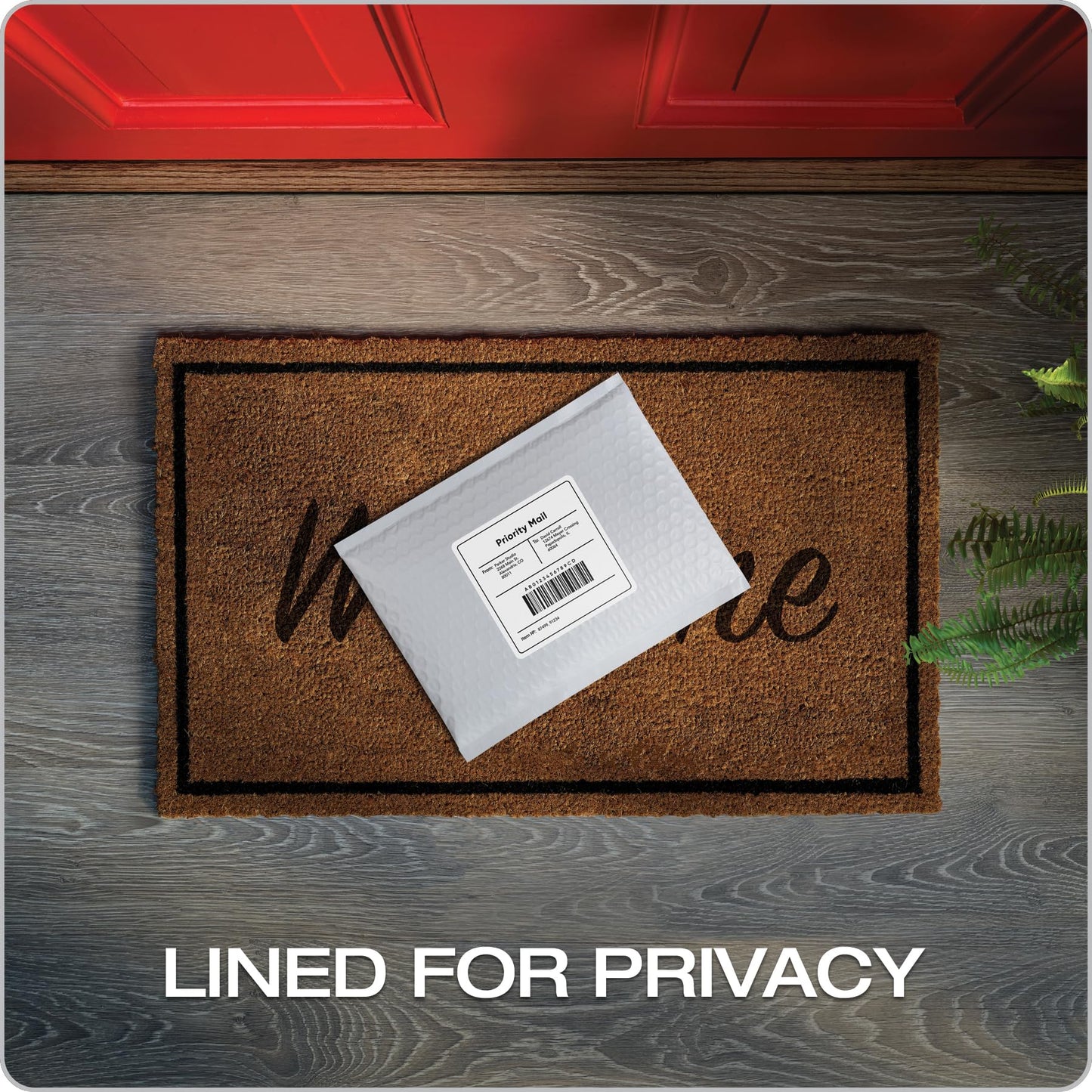 Quality Park Bubble Mailers, 6 x 9 Shipping Envelopes, Water Resistant White Poly Padded Envelopes, Redi-Strip Peel Off Closure, 50 Per Box (QUA85856) Quality Park