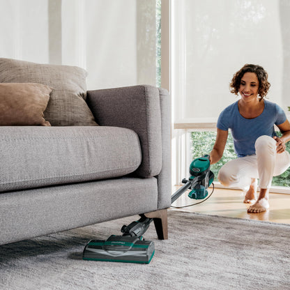 Shark Ultra Lightweight Corded Stick Vacuum with Easy Empty Cup, Fingertip Controls, Powerful Suction and Advanced Swivel Steering Over Hardwood Or Carpet (Emerald) CS110EMC (Canadian Version) 🍁 All In One Marketplace Canada