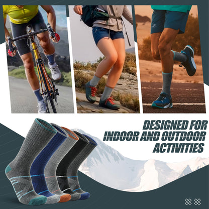 ANTSANG Merino Wool Hiking Socks, Crew Boot Work Socks for Men Women 🍁 All In One Marketplace Canada