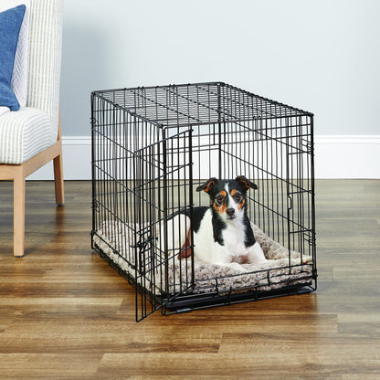 MidWest Homes for Pets 30-Inch New World Crate for Medium Breeds, 21-40 lbs, Single Door Folding Dog Crate, Leak-Proof Tray & Secure Latch, Portable, Durable & Easy to Assemble 🍁 All In One Marketplace Canada