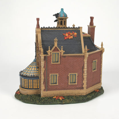 Department 56 Snow Village Halloween Disney World the Haunted Mansion Light Up Building, 10.51 Inch, Multicolor