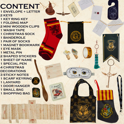 Harry Potter Advent Calendar 2025 Girls with Stationery Socks & Accessories 24 Days Magical Christmas Countdown Calendar Gifts for Kids Teens Women (Brown Case) 🍁 All In One Marketplace Canada