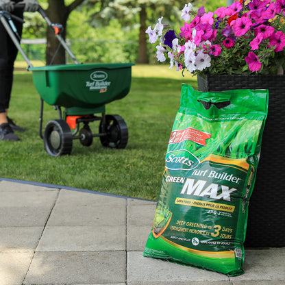 Scotts Turf Builder Green Max Lawn Food, 5.7kg (350 sq Meters / 3,767 sq feet Coverage) | Promotes Fast, deep Greening in 3 Days