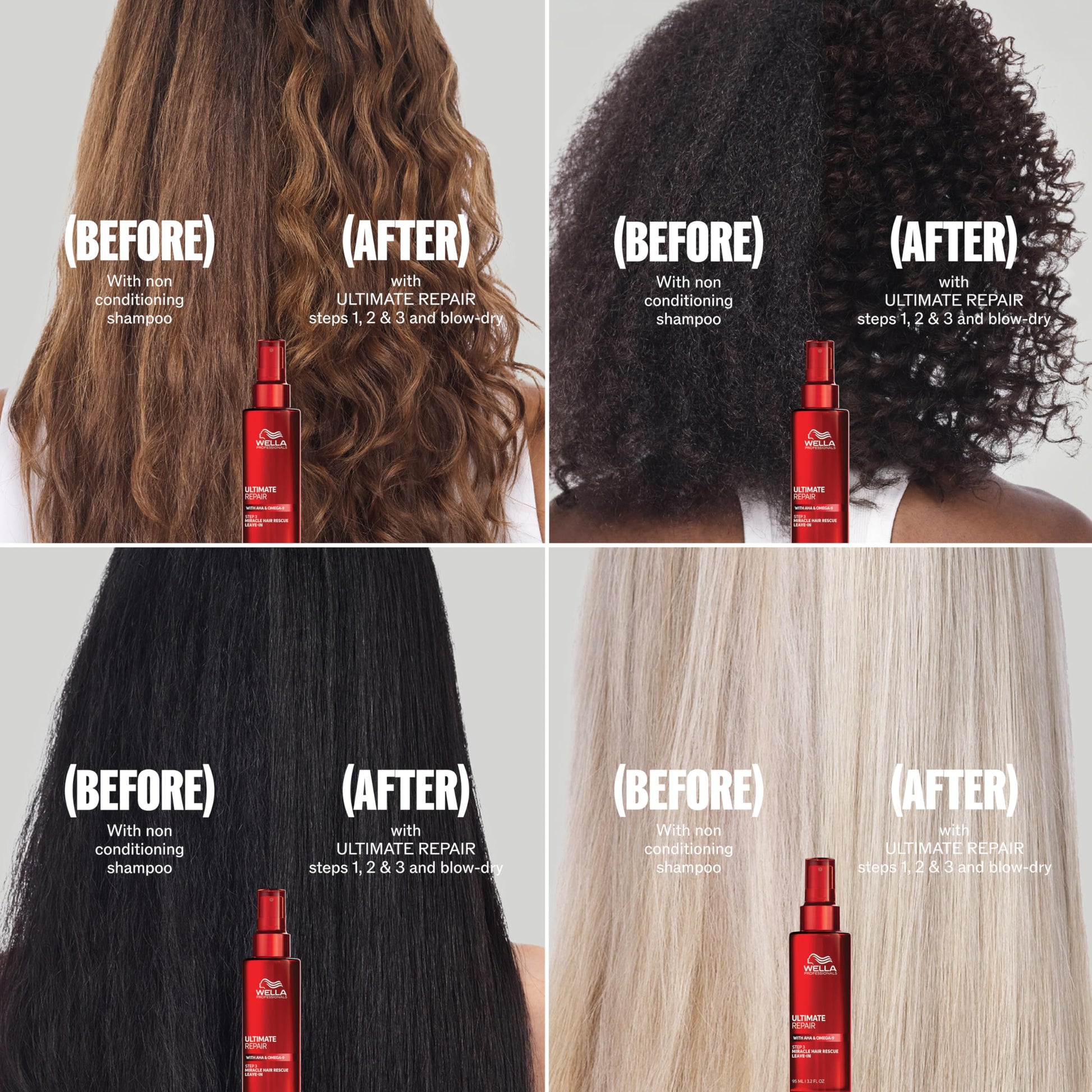 Wella Professionals ULTIMATE REPAIR Miracle Rescue for Damaged Hair | Luxury Leave-In Treatment | Long-Lasting Repair & Protection | Suitable for All Hair Types | 1 Fl Oz | 30 ml – Packaging May Vary - Available at All In One Marketplace Canada