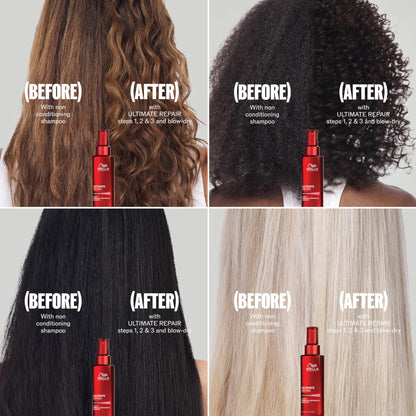 Wella Professionals ULTIMATE REPAIR Miracle Rescue for Damaged Hair | Luxury Leave-In Treatment | Long-Lasting Repair & Protection | Suitable for All Hair Types | 1 Fl Oz | 30 ml – Packaging May Vary - Available at All In One Marketplace Canada