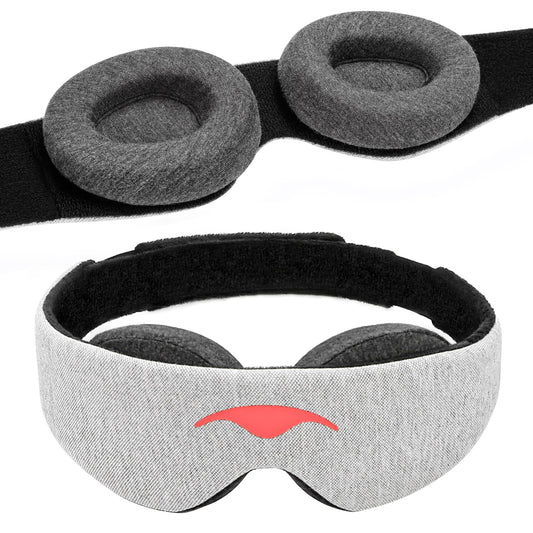 Manta Original Sleep Mask - Maximum Blackout Sleep Mask for Deep Sleep, Adjustable with Detachable Eye Cups, Zero Eye Pressure for Back & Belly Sleepers, Ideal for Travel, Shift Work & Daytime Sleep - Available at All In One Marketplace Canada