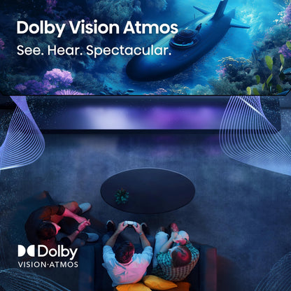 Hisense 50E6SF - 50" E6 Series Hi-QLED 4K UHD Smart Fire TV, AI Light Sensor, Dolby Vision · Atmos, Voice Remote with Alexa, Motion Rate 120, HDR 10+ Adaptive, Game Mode Plus (2026 New Model)