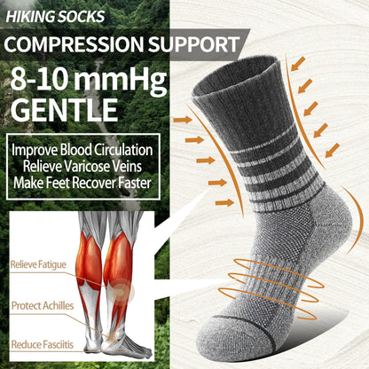 Anlisim Merino Wool Hiking Running Socks for Women, Boot Work Crew Socks 🍁 All In One Marketplace Canada
