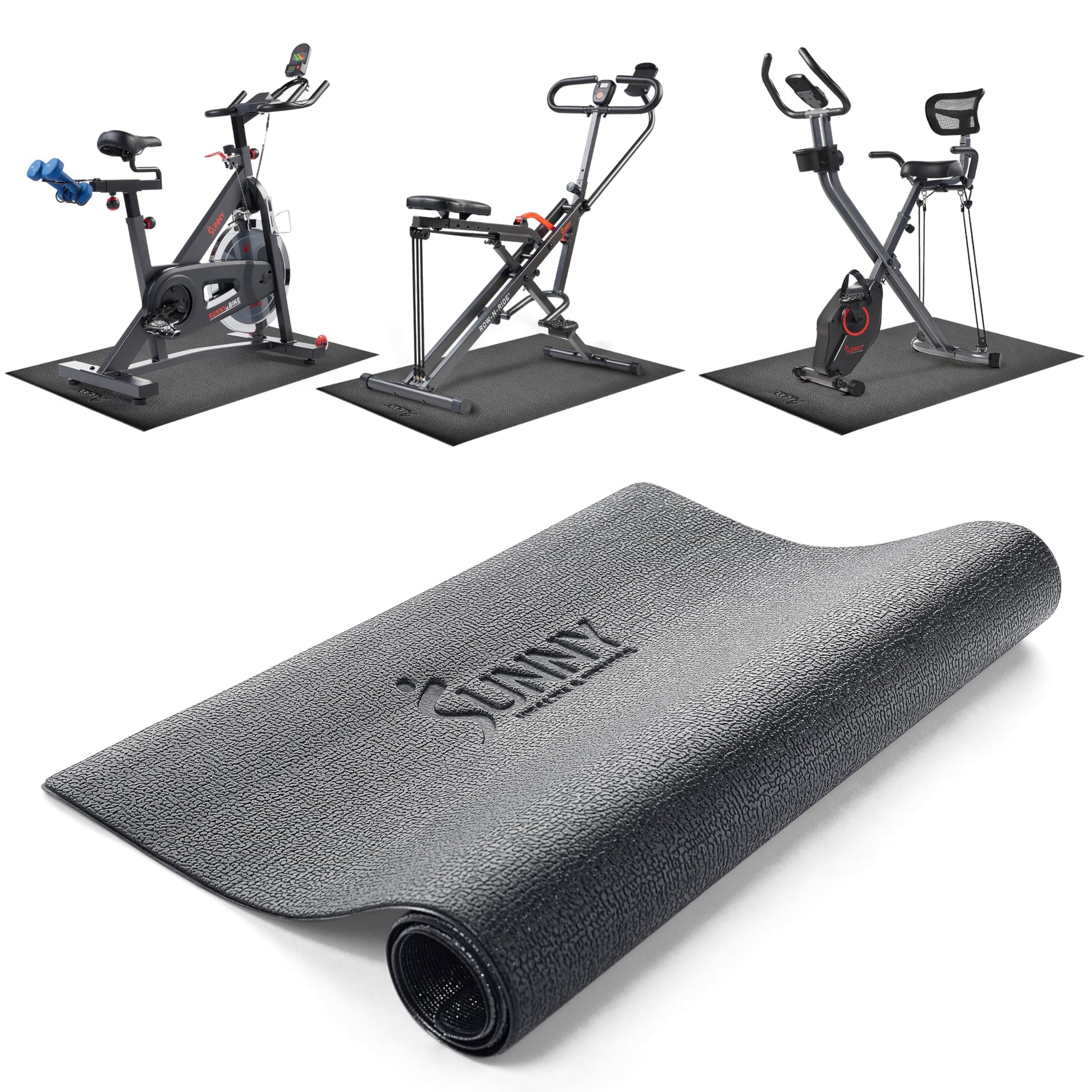 Sunny Health & Fitness Exercise Equipment Mat - Small Sunny Health & Fitness