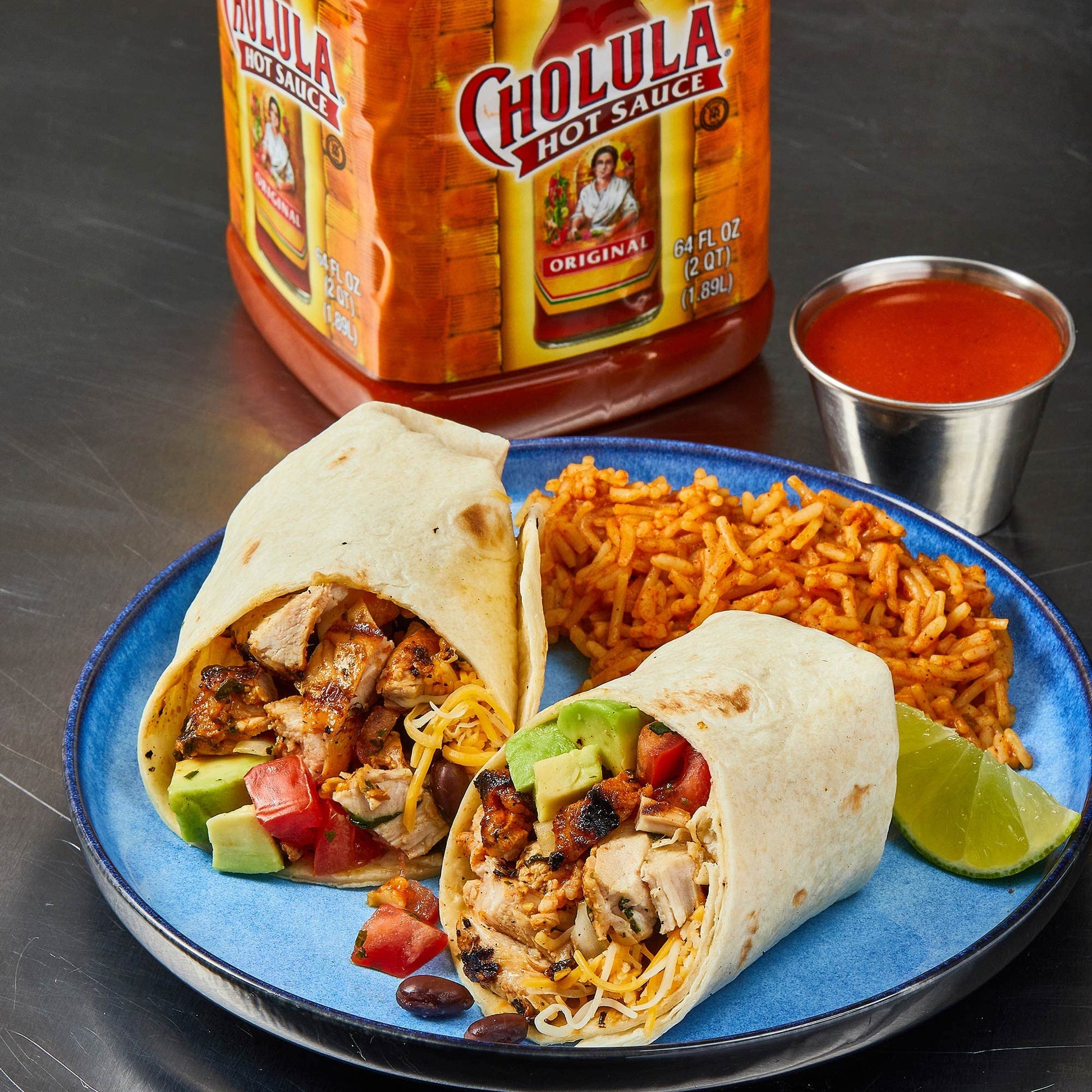 Cholula Original Hot Sauce, 1.89 L - Mexican Pepper Blend with Signature Spice, Ideal for Tacos, Eggs, Wings and More