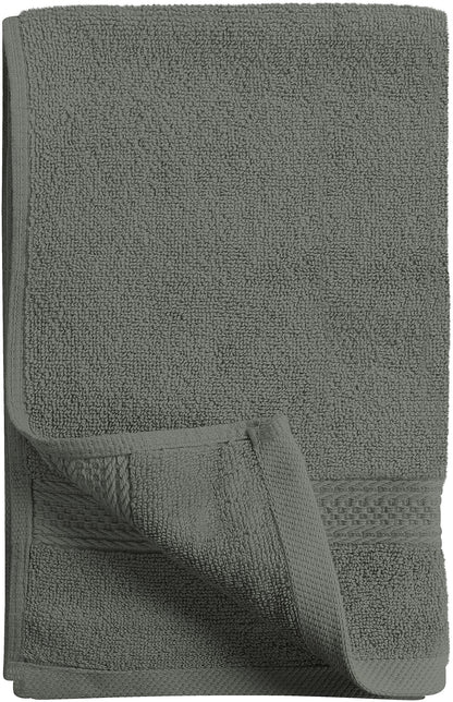 Utopia Towels 6 Pack Premium Hand Towels, 16 by 28 inches, 100% Ring Spun Cotton, Soft and Absorbent 600 GSM Towels for Bathroom, Gym, and Hotel, Grey