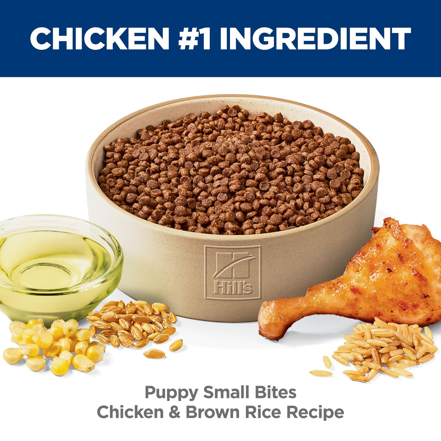 Hill's Science Diet Puppy Small Bites Chicken & Brown Rice Recipe Dry Dog Food 2.04 kg Bag Hill's Science Diet