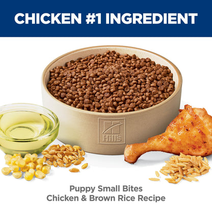 Hill's Science Diet Puppy Small Bites Chicken & Brown Rice Recipe Dry Dog Food 2.04 kg Bag Hill's Science Diet