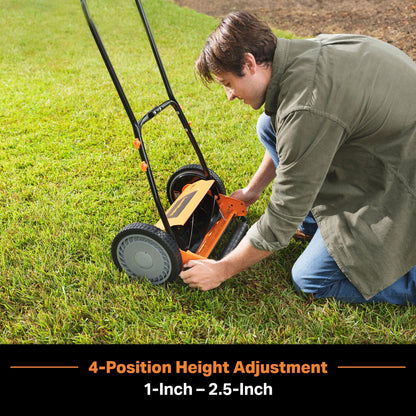 LawnMaster LMRM1401 Push Reel Lawn Mower 14-Inch 5-Blade 🍁 All In One Marketplace Canada