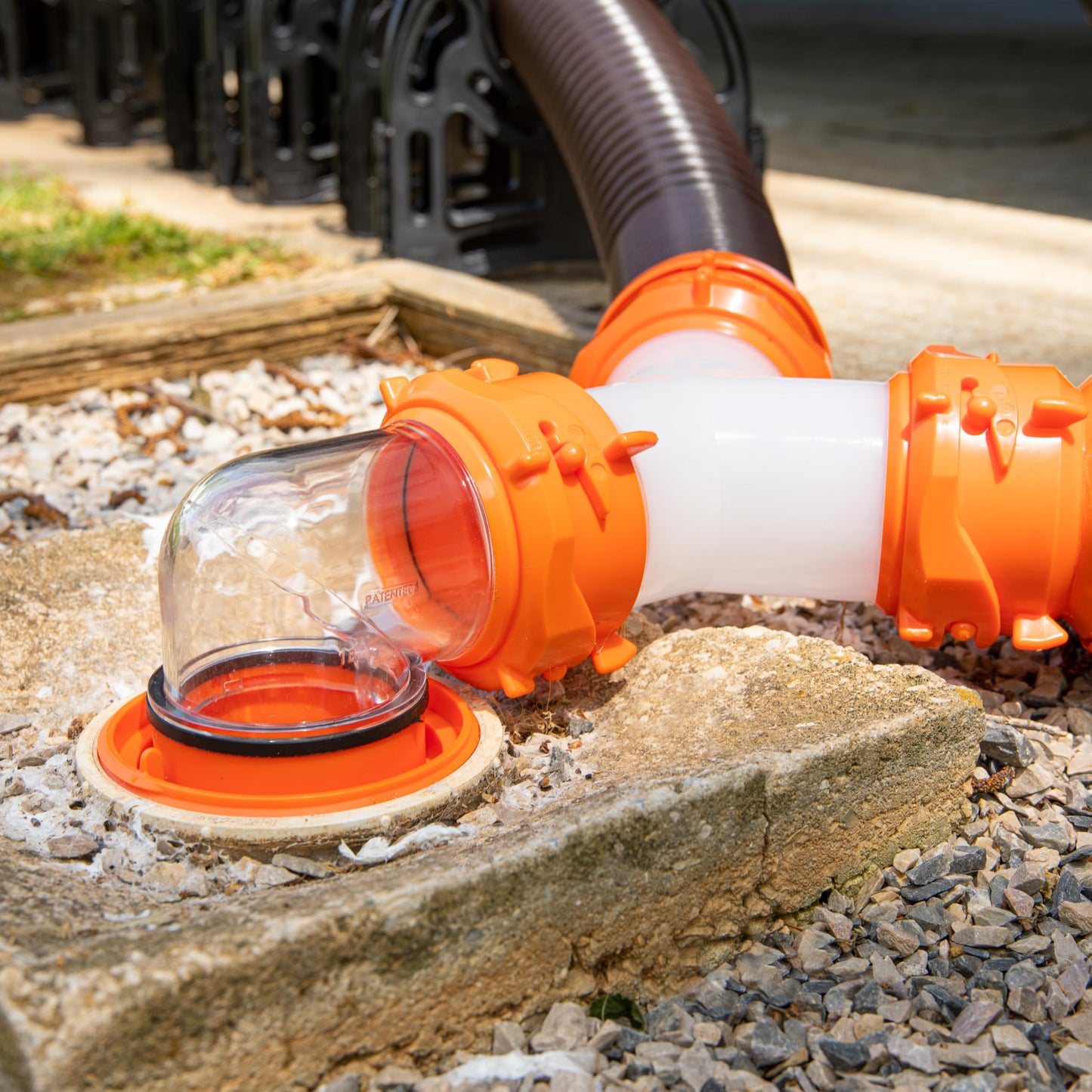 Camco 39736 RhinoFLEX Elbow and 4-in-1 Adapter with Swivel Bayonet Fitting, Orange/Clear 🍁 All In One Marketplace Canada