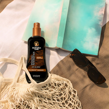 Australian Gold Bronzing Intensifier Dry Oil Spray, 8 Ounce | Colorboost Maximizer (AGDOBS) - Available at All In One Marketplace Canada