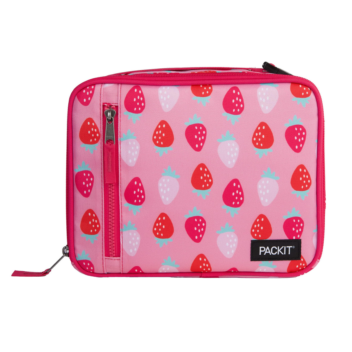 PackIt Freezable Classic Lunch Box, Sweet Strawberry
