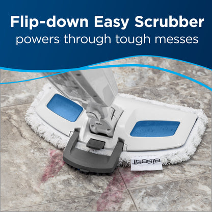 BISSELL PowerFresh Steam Mop with Natural Floor Sanitization, Kills 99.9% of Germs Without Chemicals, Flip-Down Scrubber, SmartSet Steam Control, Hardwood Tile and Sealed Floor Cleaner, 19401 - Available at All In One Marketplace Canada