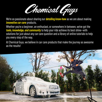 Chemical Guys Wheelie All Exterior Surface and Wheel Brush (Safe for Cars, Trucks, SUVs, RVs, Motorcycles, & More) Green 🍁 All In One Marketplace Canada