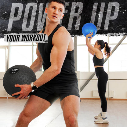 Yes4All 10 lbs Slam Ball for Strength and Cross Training – Medicine Ball (Black) 🍁 All In One Marketplace Canada