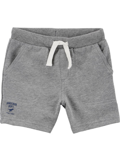 Simple Joys by Carter's Boys' Toddler Multi-Pack Knit Shorts, Navy Heather/Charcoal Heather/Gray, 2T Simple Joys by Carter's