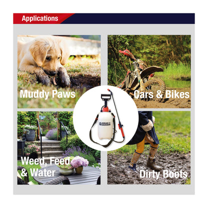 Spear & Jackson Pump Action Pressure Sprayer, 5 L Spear & Jackson
