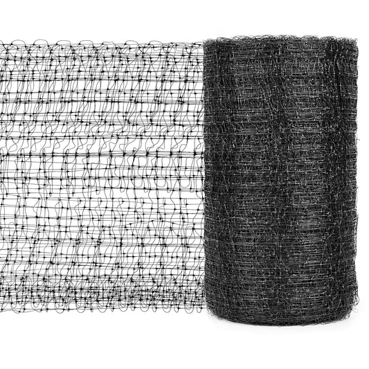 Bird Netting for Garden 7 x 100 Feet, Black Garden Protection Netting Heavy Duty Wire Mesh Net Barrier, Protect Plants Fruits Trees from Rodents Birds Deer Poultry Reusable Animal Fencing (1) - Available at All In One Marketplace Canada