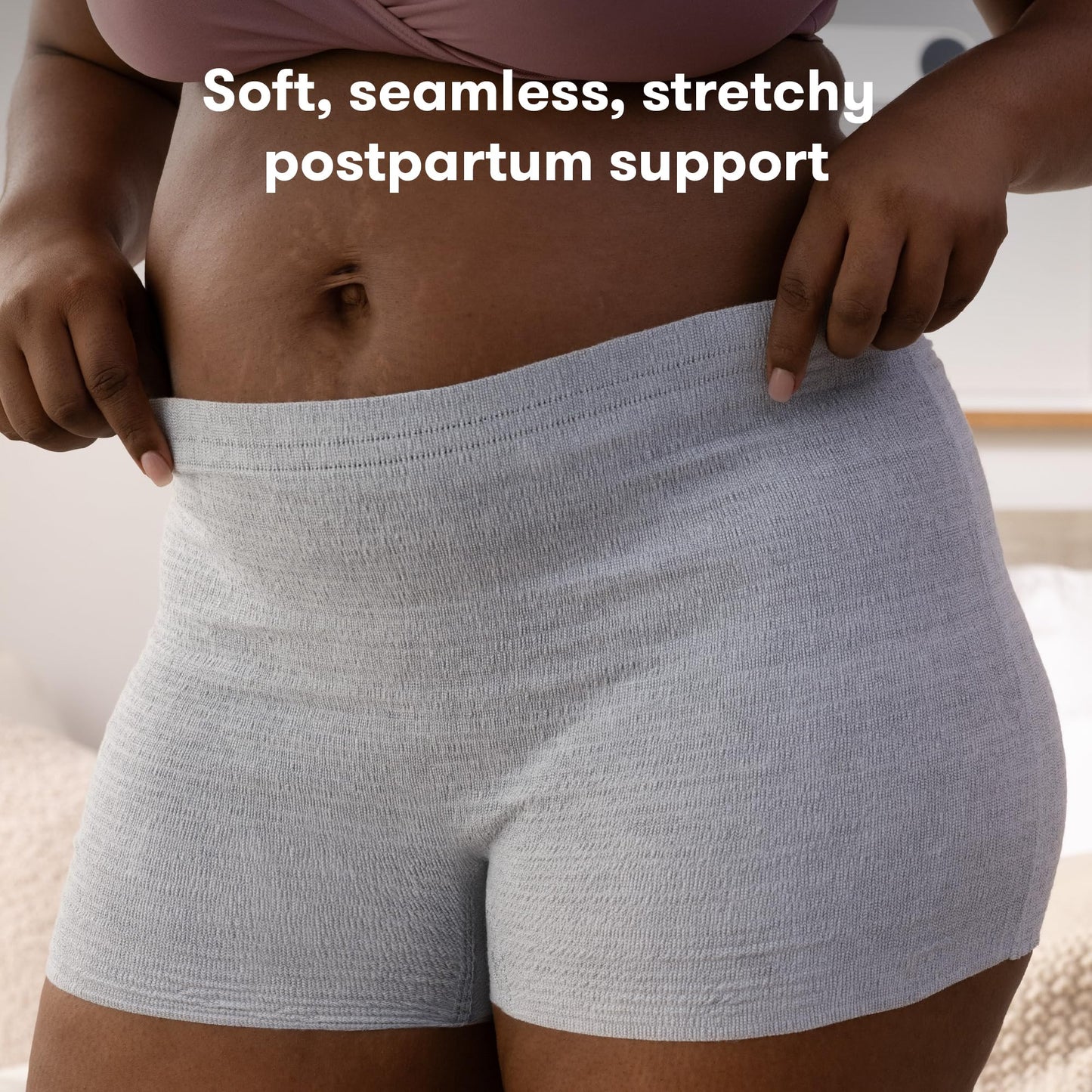 Frida mom Disposable Postpartum Underwear (Without pad) | Super Soft, Stretchy, Breathable, Wicking, Latex-Free, Boyshort Cut | 8-Count - Available at All In One Marketplace Canada