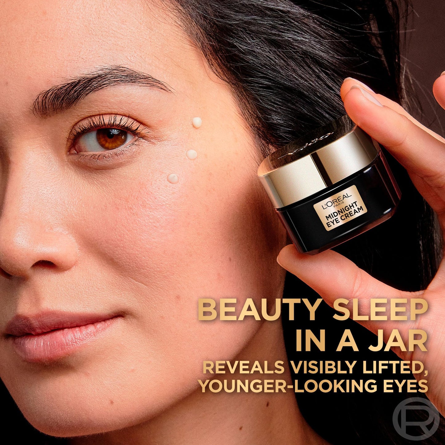 L'Oréal Paris Midnight Eye Cream, Under Eye Cream for Dark Circles and Wrinkles, Anti Aging, With Vitamin E and Antioxidant Recovery Complex, Cell Rewall, 15 ml 🍁 All In One Marketplace Canada