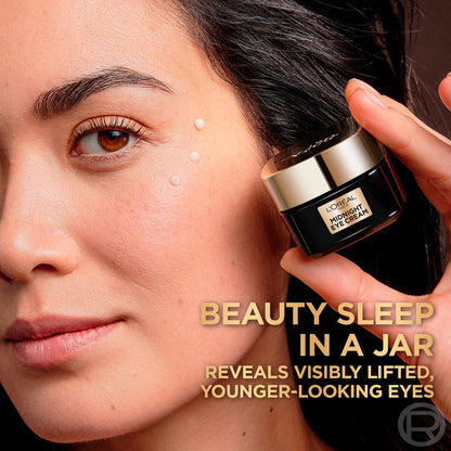 L'Oréal Paris Midnight Eye Cream, Under Eye Cream for Dark Circles and Wrinkles, Anti Aging, With Vitamin E and Antioxidant Recovery Complex, Cell Rewall, 15 ml 🍁 All In One Marketplace Canada