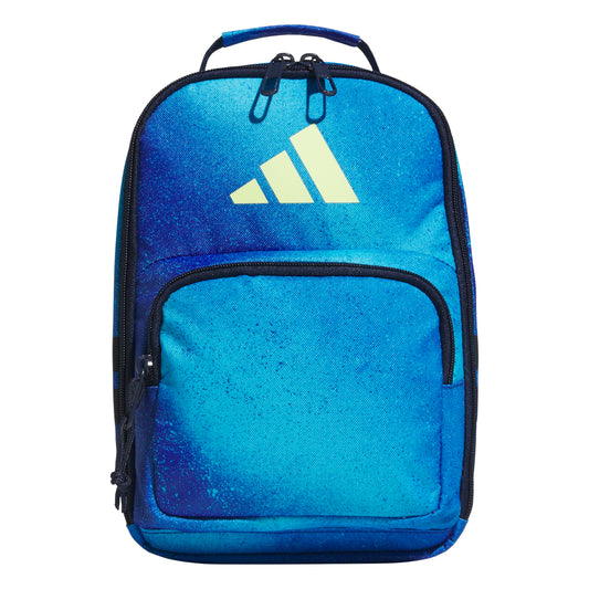 adidas Unisex-Adult Santiago 4 Lunch Bag, Spray Gradient Team Royal Blue/Night Indigo/Frozen Lemon Yellow, One Size