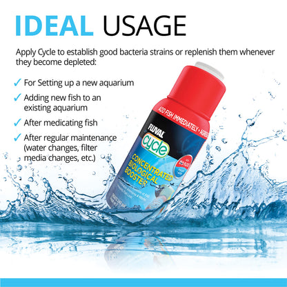 Fluval Cycle Biological Enhancer for Aquariums, 250 ml (8.4 oz)