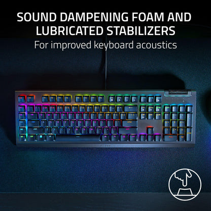 Razer BlackWidow V4 X Mechanical Gaming Keyboard, Yellow Switches, Black 🍁 All In One Marketplace Canada