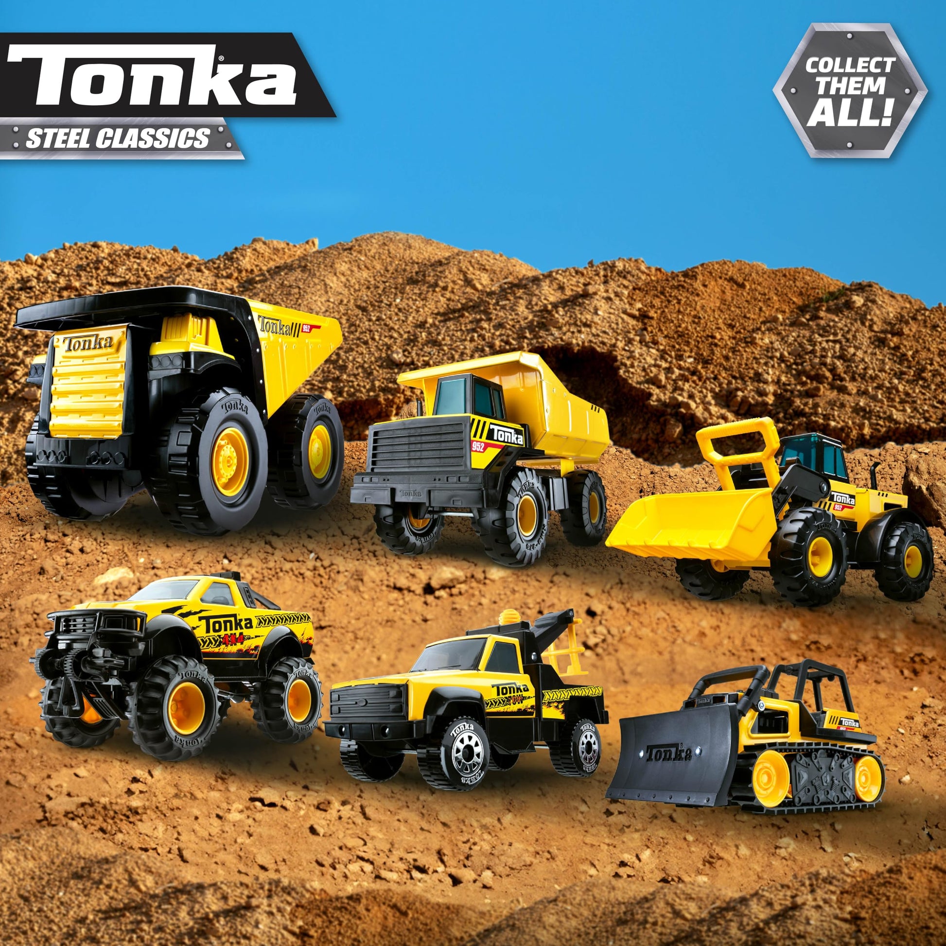 Tonka - Steel Classics Mighty Dump Truck FFP Tonka
