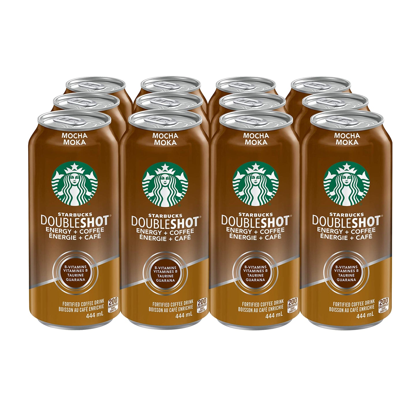 Starbucks Double Shot Mocha, 444 mL Cans, 12 Pack Starbucks