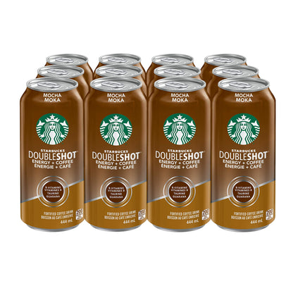 Starbucks Double Shot Mocha, 444 mL Cans, 12 Pack Starbucks