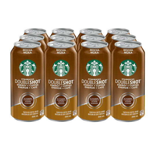Starbucks Double Shot Mocha, 444 mL Cans, 12 Pack Starbucks
