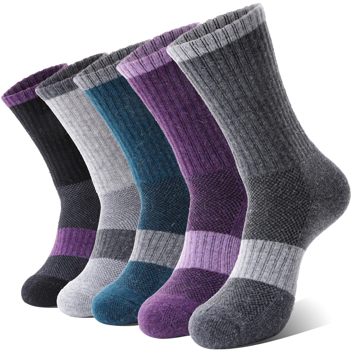 Anlisim Merino Wool Hiking Running Socks for Women, Boot Work Crew Socks 🍁 All In One Marketplace Canada