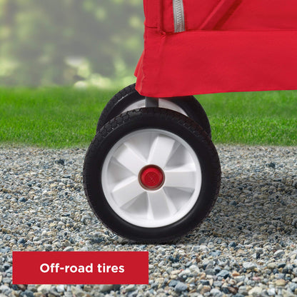 3 In 1 Off-Road EZ Fold Wagon with Canopy Radio Flyer