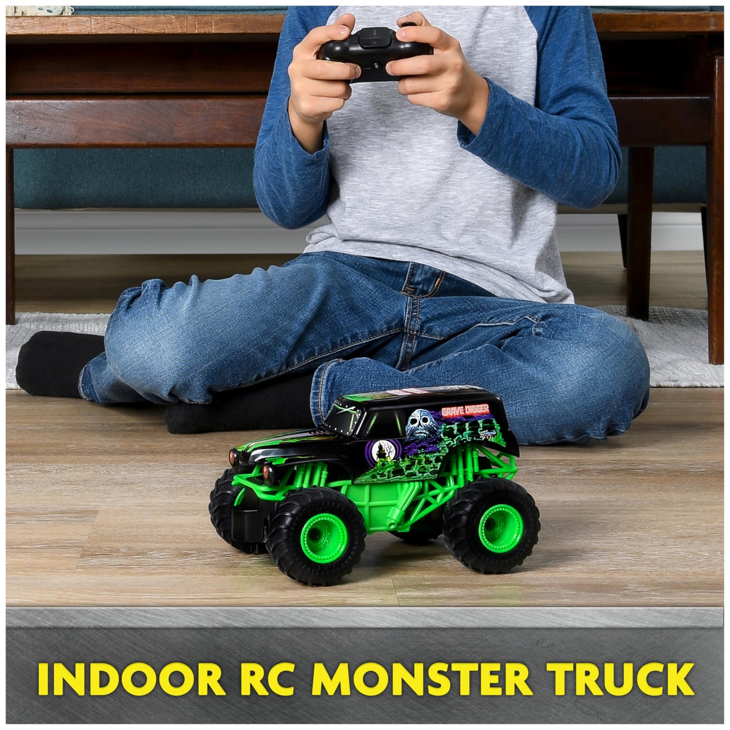Monster Jam , Official Grave Digger Remote Control Monster Truck Toy, 1:24 Scale, 2.4 GHz, for Ages 4 and Up 🍁 All In One Marketplace Canada