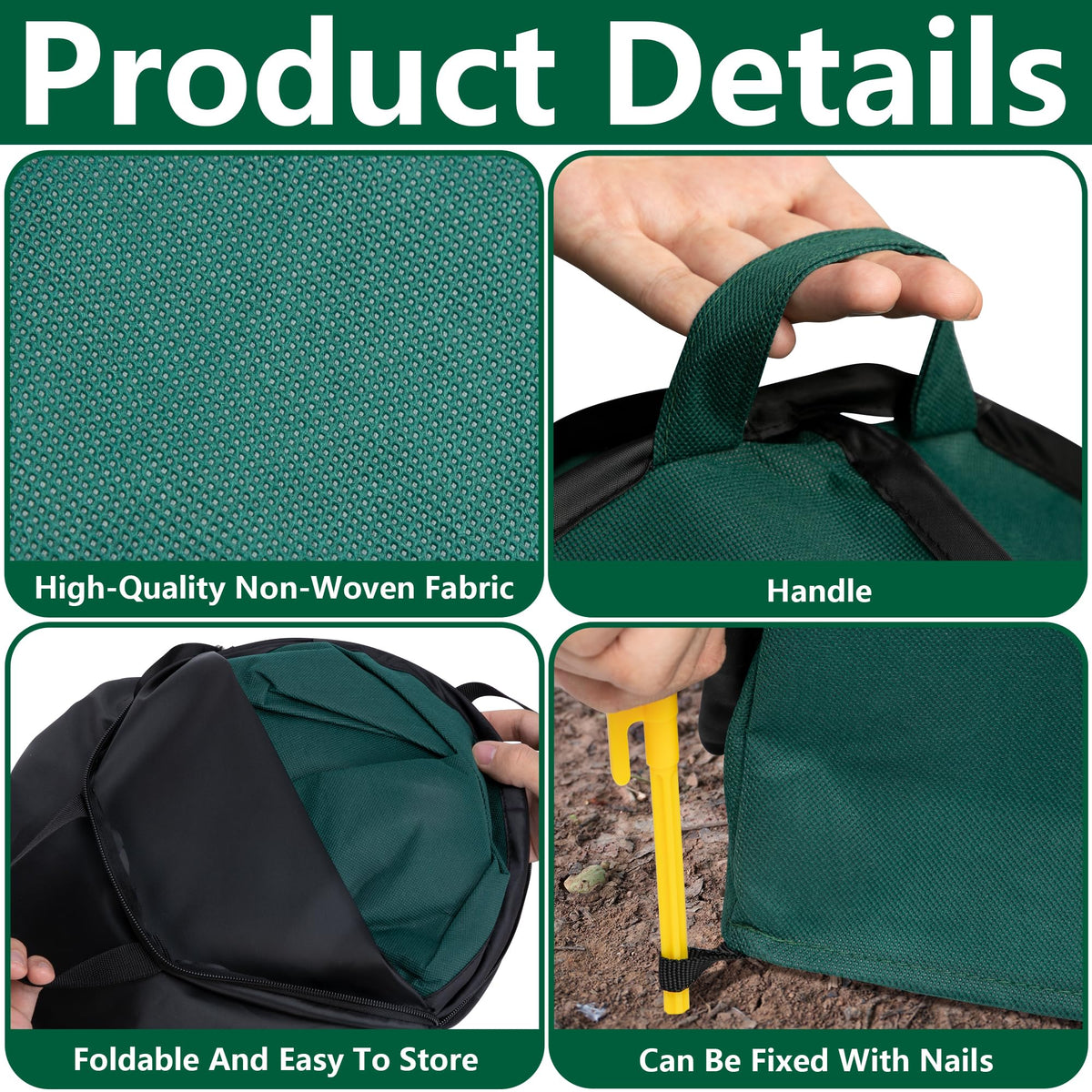 2 Pcs Pop Up Shrub Covers Frost Protection Tent, 30" x 28" x 28" Winter Plant Cover Freeze Protection, Warm Garden Plant Protector Tent for Protecting Outdoor Shrub Fruit Potted Plants from Snow & Ice 🍁 All In One Marketplace Canada
