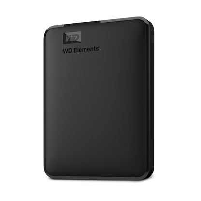 Western Digital 5TB Elements Portable External Hard Drive, USB 3.0 - Western DigitalBU6Y0050BBK-WESN,Black