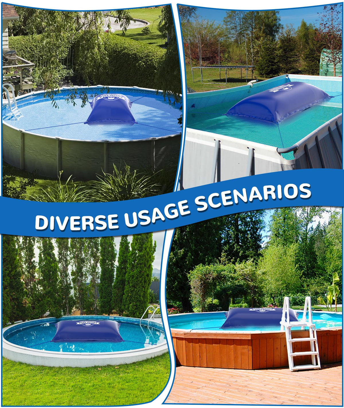 EPN Pool Pillows for Above Ground Pools, 6 x 6 Ft, Pool Winterizing Pillow 🍁 All In One Marketplace Canada
