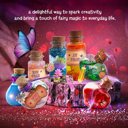 Dan&Darci Magic Fairy Potion Kit for Boys - Birthday Gifts for Girls - Gift Ideas for Girls Ages 6, 7, 8, 9, 10 - Toys 8-10, 7-8 - Arts & Crafts for Boys 6-8