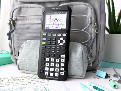 Texas Instruments TI-84 Plus CE Color Graphing Calculator, Black 7.5 Inch Texas Instruments