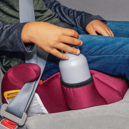 Diono Solana 2022, No Latch, Pack of 2 Backless Booster Car Seats, Lightweight, Machine Washable Covers, Cup Holders, Pink