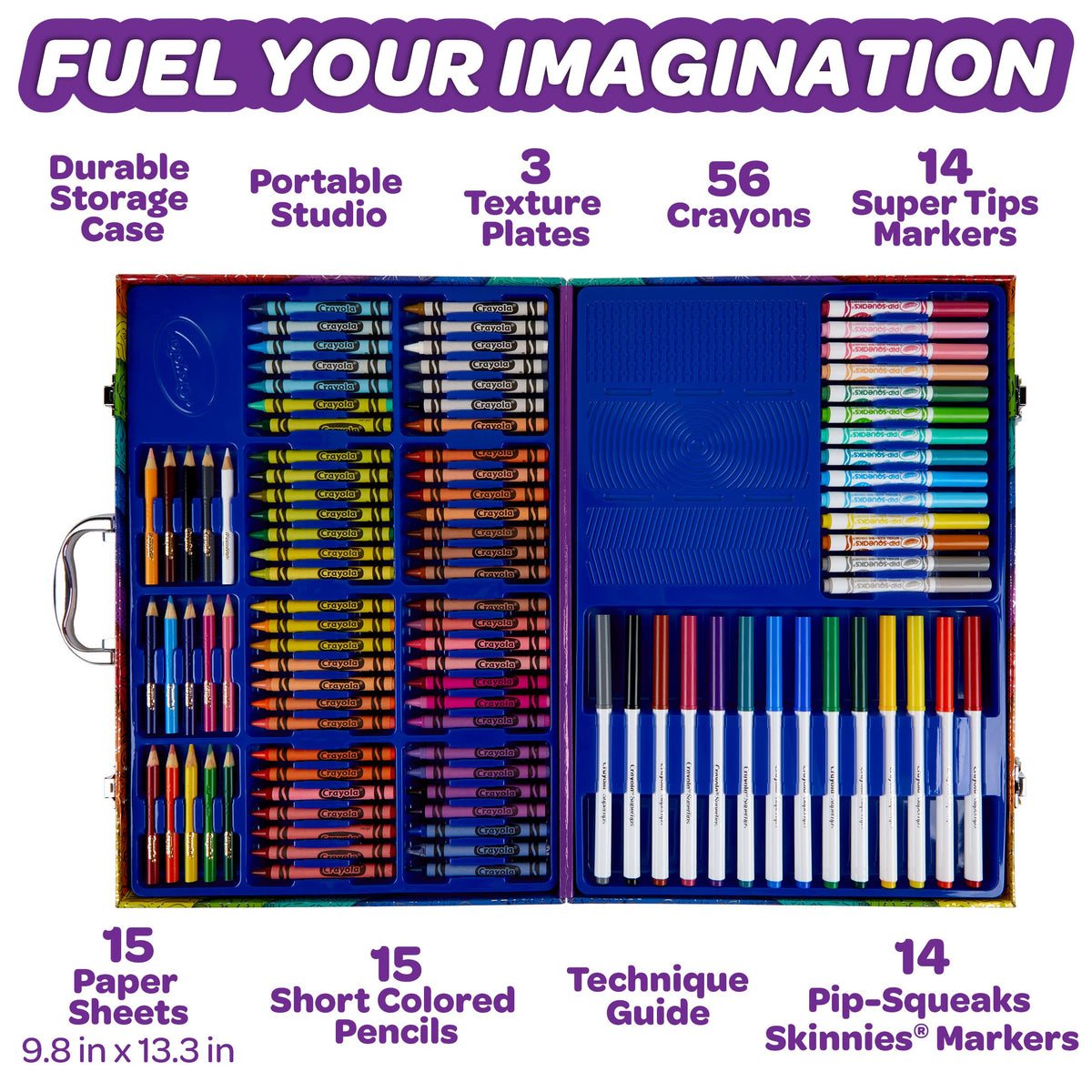 Crayola Imagination Art Set, Holiday Toys, Gift for Boys and Girls, Kids, Stocking , Arts and Crafts, Gifting 🍁 All In One Marketplace Canada