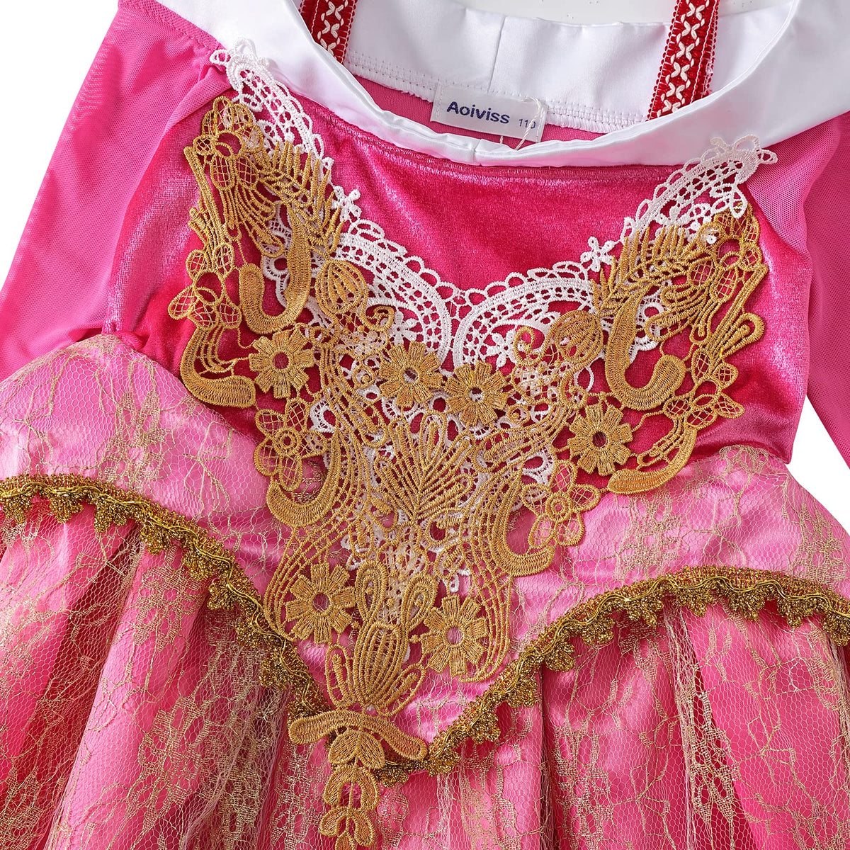 Aoiviss Princess Costume for Girls Toddler Pink Princess Dress Up Outfit 🍁 All In One Marketplace Canada