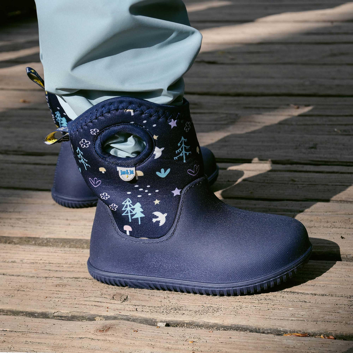 Jan & Jul Waterproof Winter Boots for Toddlers (Navy Forest, US 7) 🍁 All In One Marketplace Canada